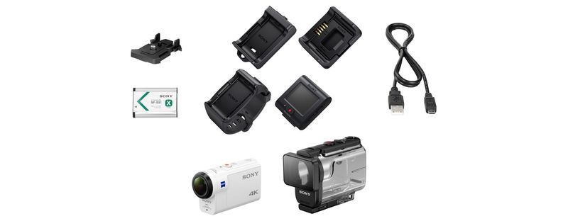 Action Cam Sony 4K con Wi-Fi / GPS y Control - FDR-X3000R