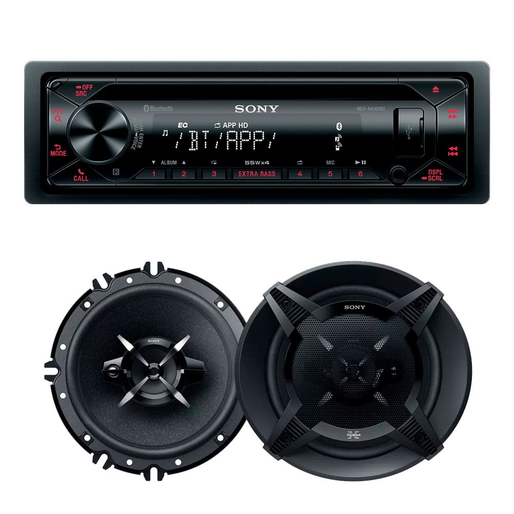 Sony Car Audio System With Bluetooth And Usb